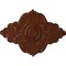 Ekena Millwork Piedmont Medallion (Canopies up to 6 1/2"), 67 1/8"W x 48 5/8"H x 1 7/8"P, Burnished Mahogany CM67PEBMC - alternate 1